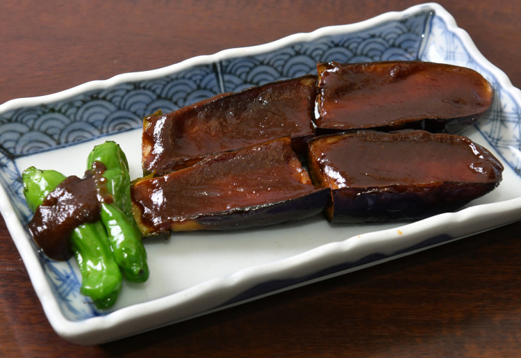 茄子のしぎ焼き